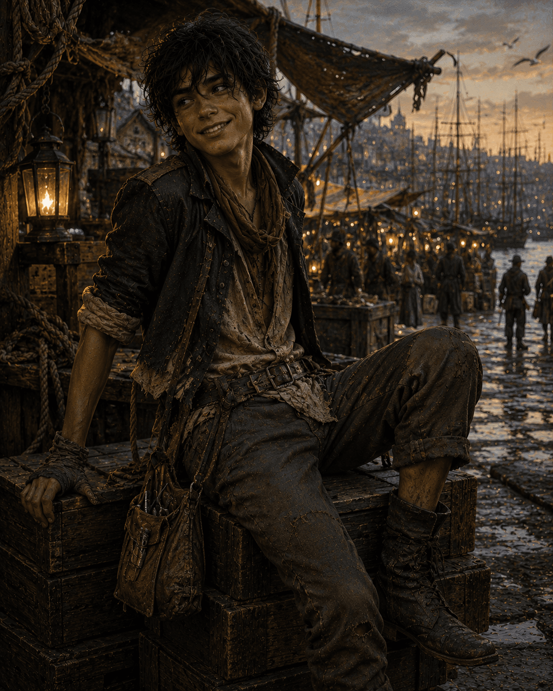 Jory at the docks